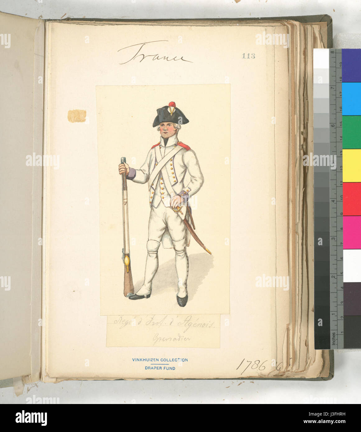 Frankreich, 1786 (NYPL b14896507 1236890) Stockfoto