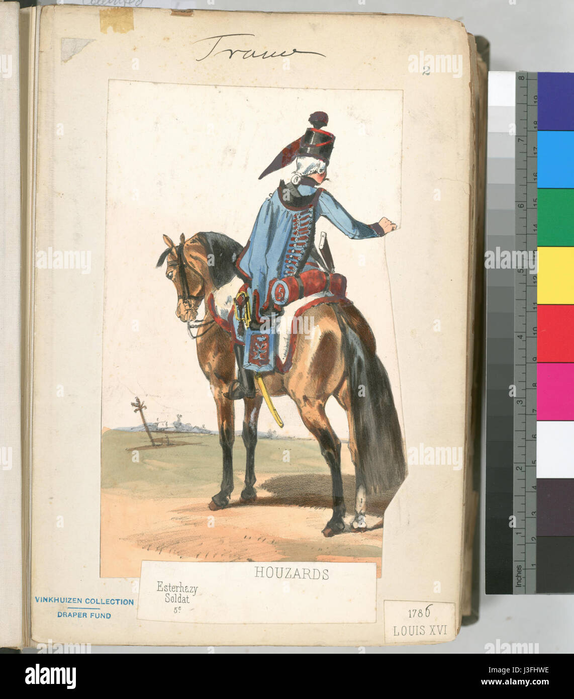 Dieses historische Dokument umfasst Frankreich in den Jahren 1786 bis 1789, einer Zeit vor der Französischen Revolution. Der Text gibt Einblicke in die politischen, sozialen und wirtschaftlichen Bedingungen des Landes während des Übergangs in einen revolutionären Wandel. Stockfoto