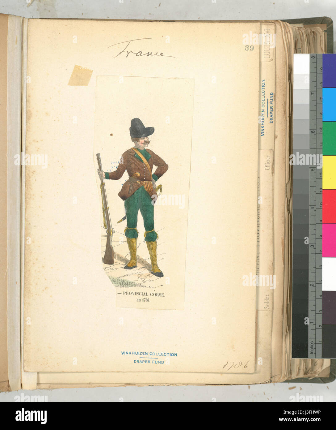 Diese historische Aufzeichnung aus Frankreich, die die Jahre 1786â€“1789 umfasst, zeigt bedeutende Ereignisse im Vorfeld der Französischen Revolution auf. Es gibt Einblicke in das politische und soziale Klima Frankreichs Ende des 18. Jahrhunderts. Stockfoto