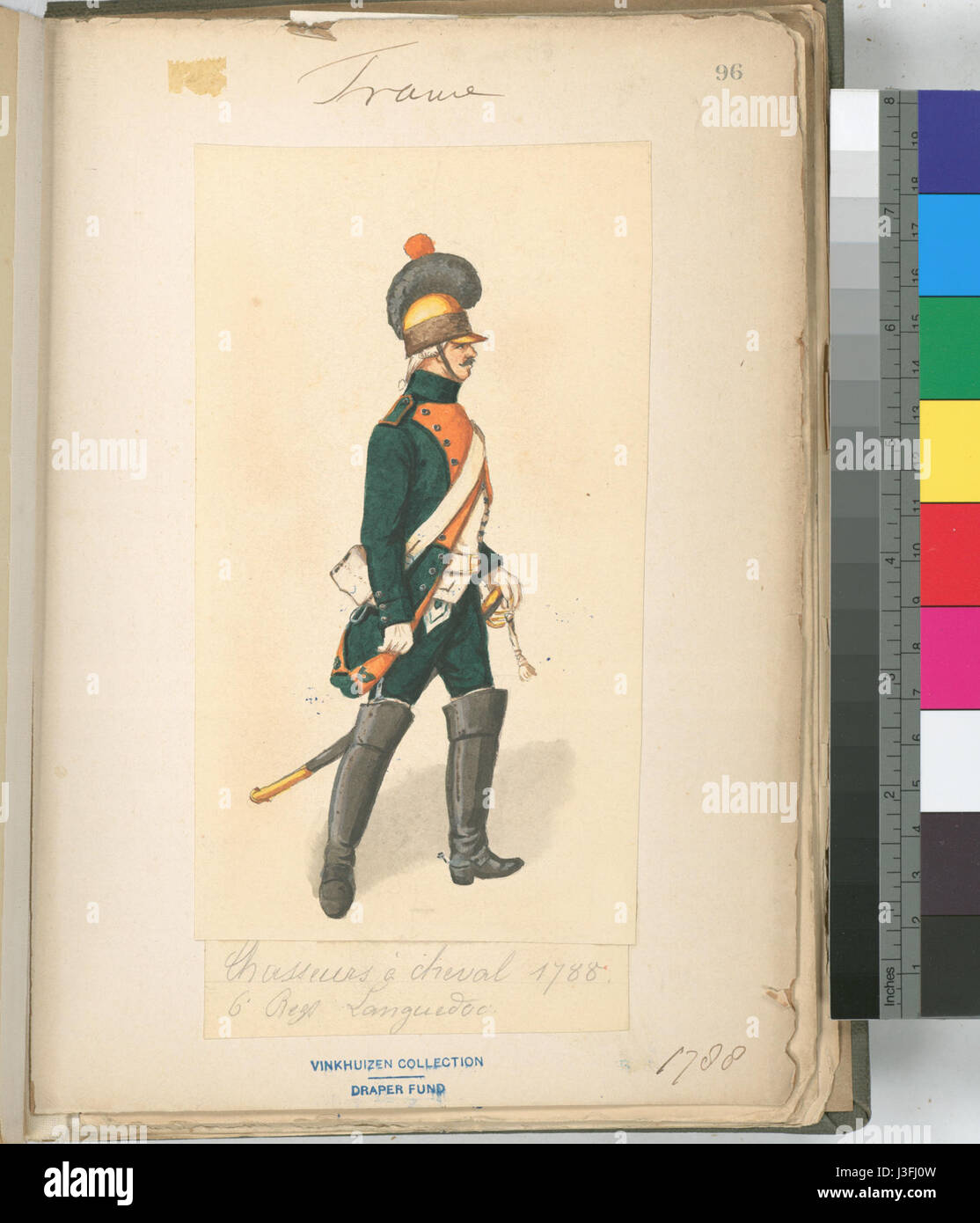 Dieser historische Bezug bezieht sich auf die Ereignisse in Frankreich zwischen 1786 und 1789, einer Zeit, die von politischen und sozialen Umbrüchen geprägt war, die zur Französischen Revolution führten. Das Dokument bietet eine Momentaufnahme der Situation Franceâ vor der Revolution. Stockfoto