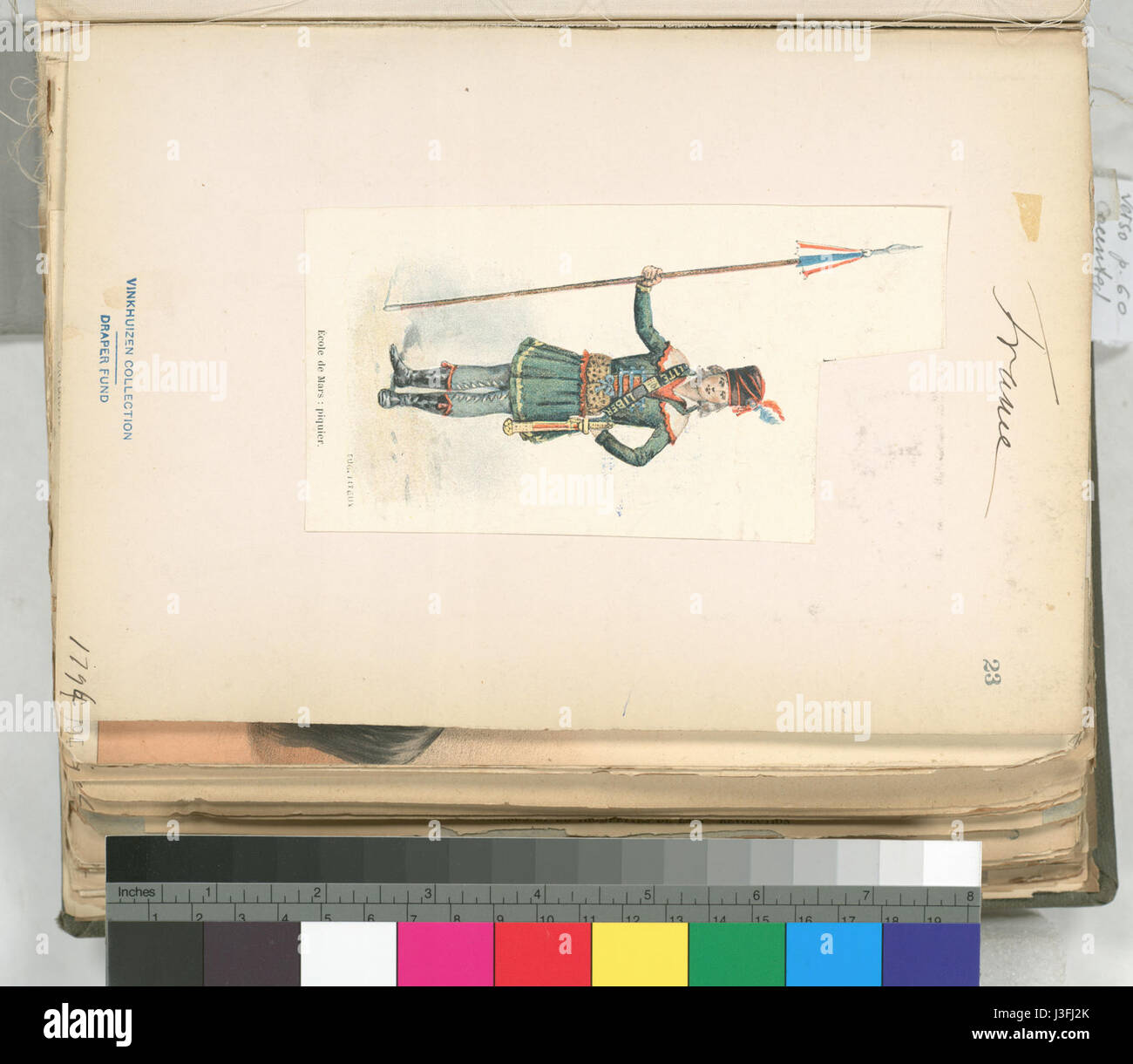 Dieser Eintrag bezieht sich auf historische Aufzeichnungen oder Dokumente aus Frankreich in den Jahren 1794 bis 1795, eine Periode, die von bedeutenden politischen Ereignissen wie der Französischen Revolution und der Herrschaft des Terrors geprägt war. Stockfoto