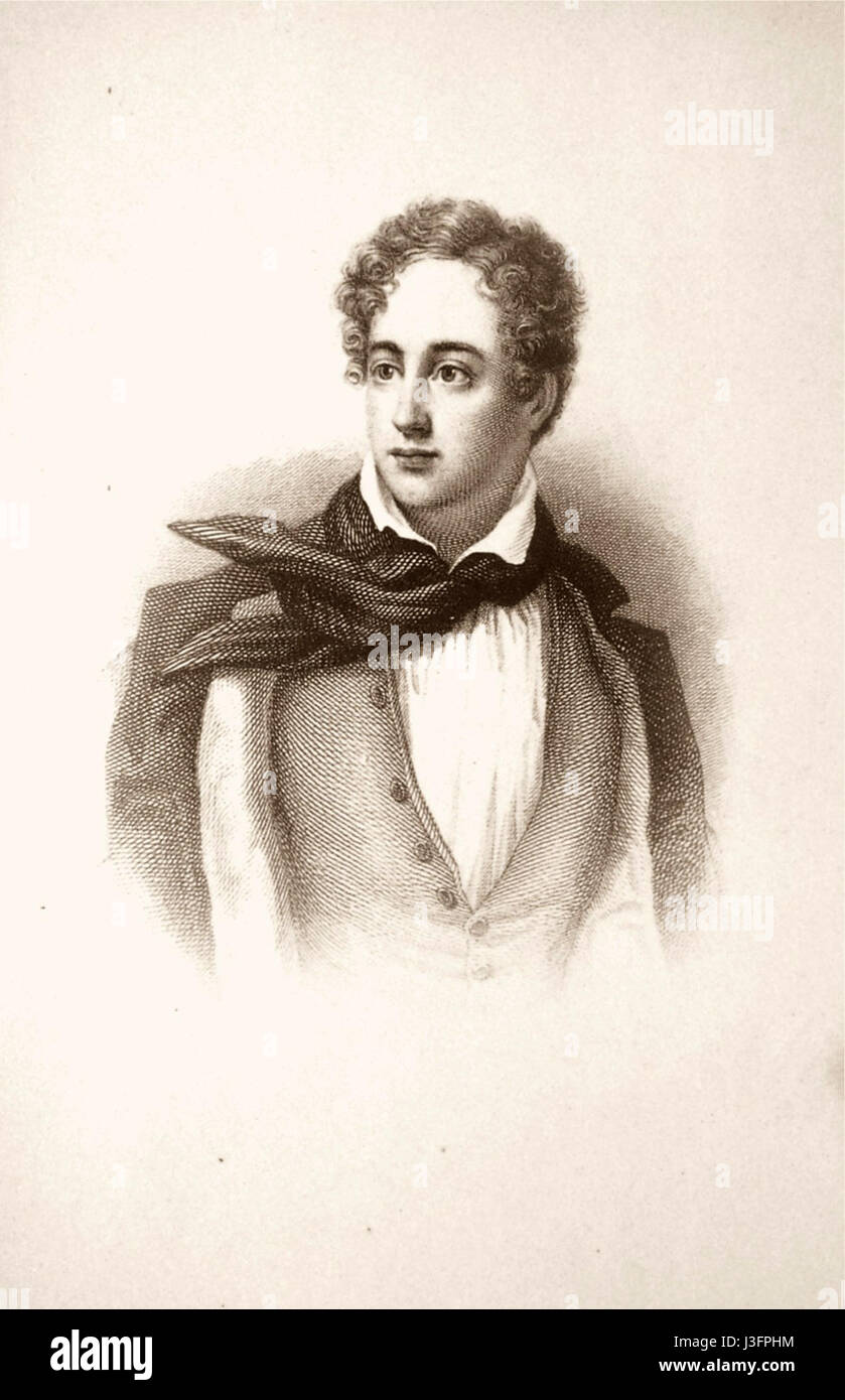 George Gordon Byron. Stockfoto