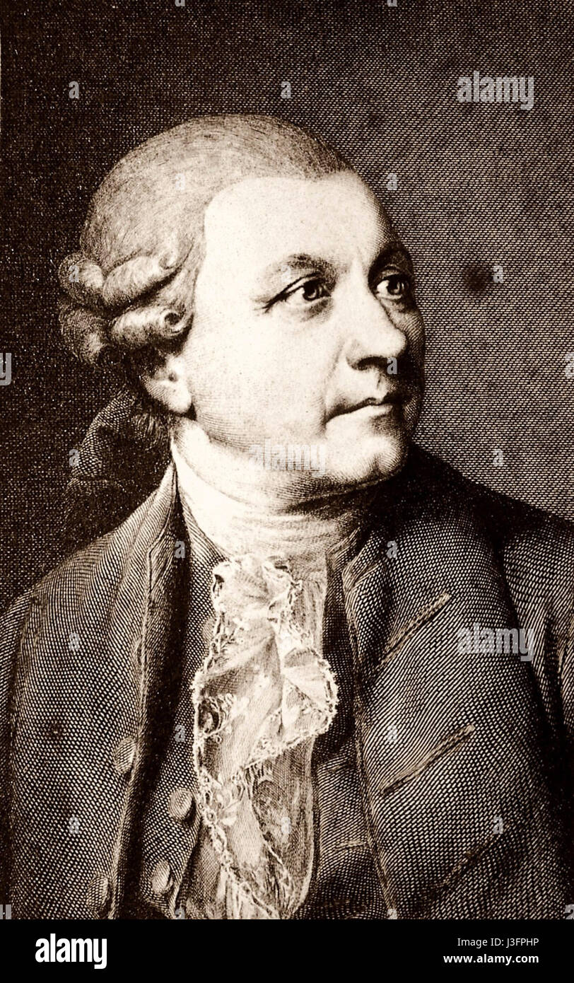 Friedrich Gottlieb Klopstock. Stockfoto
