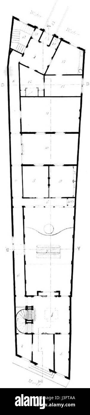 Gebouw Voor Kantongerecht, Tekenschool, Enz., Gouda 1 Stockfoto