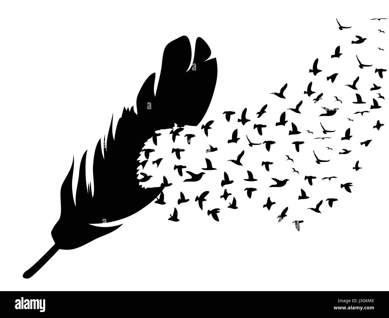 Clipart Vogel Schwarzweiss Stockfotos Und Bilder Alamy