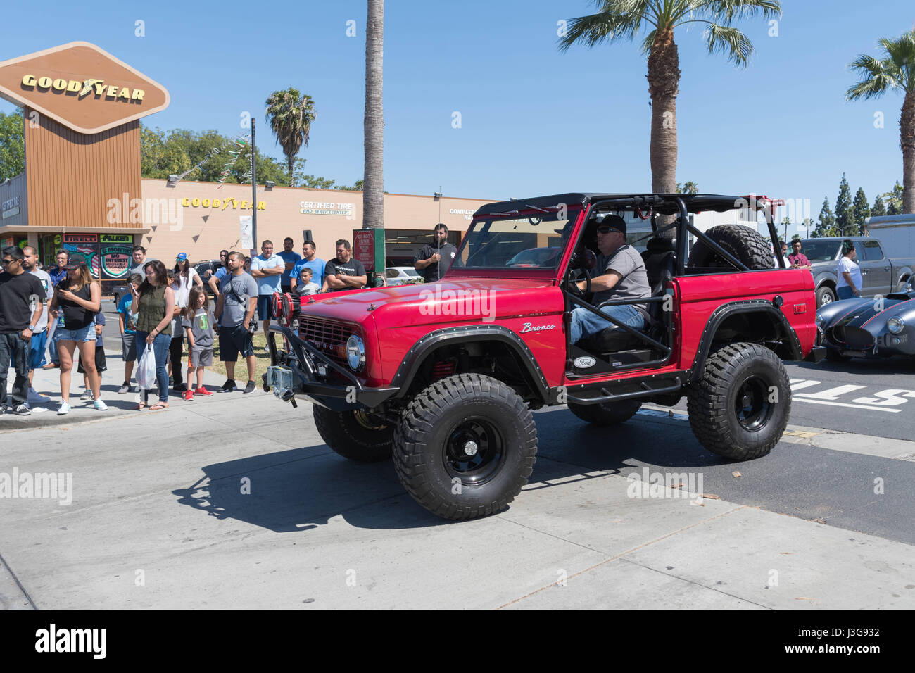 Buena Park, USA - 30. April 2017: Ford Bronco auf dem Display während der fabelhaften Furten Forever Stockfoto