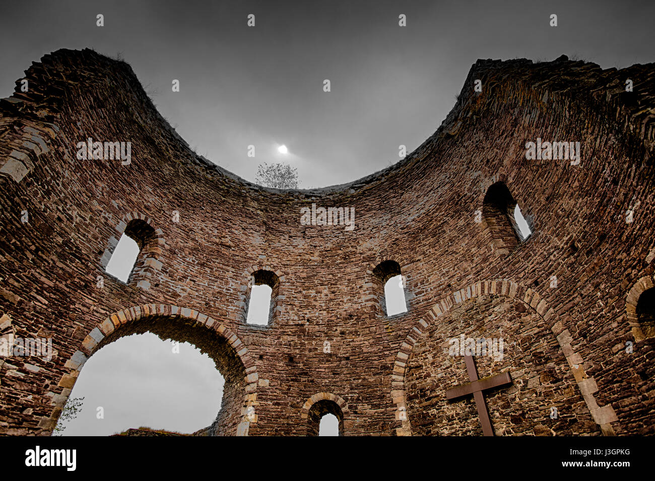 Krukenburg Castle, Helmarshausen, Bad Karlshafen, Hessen, Deutschland, Europa Stockfoto