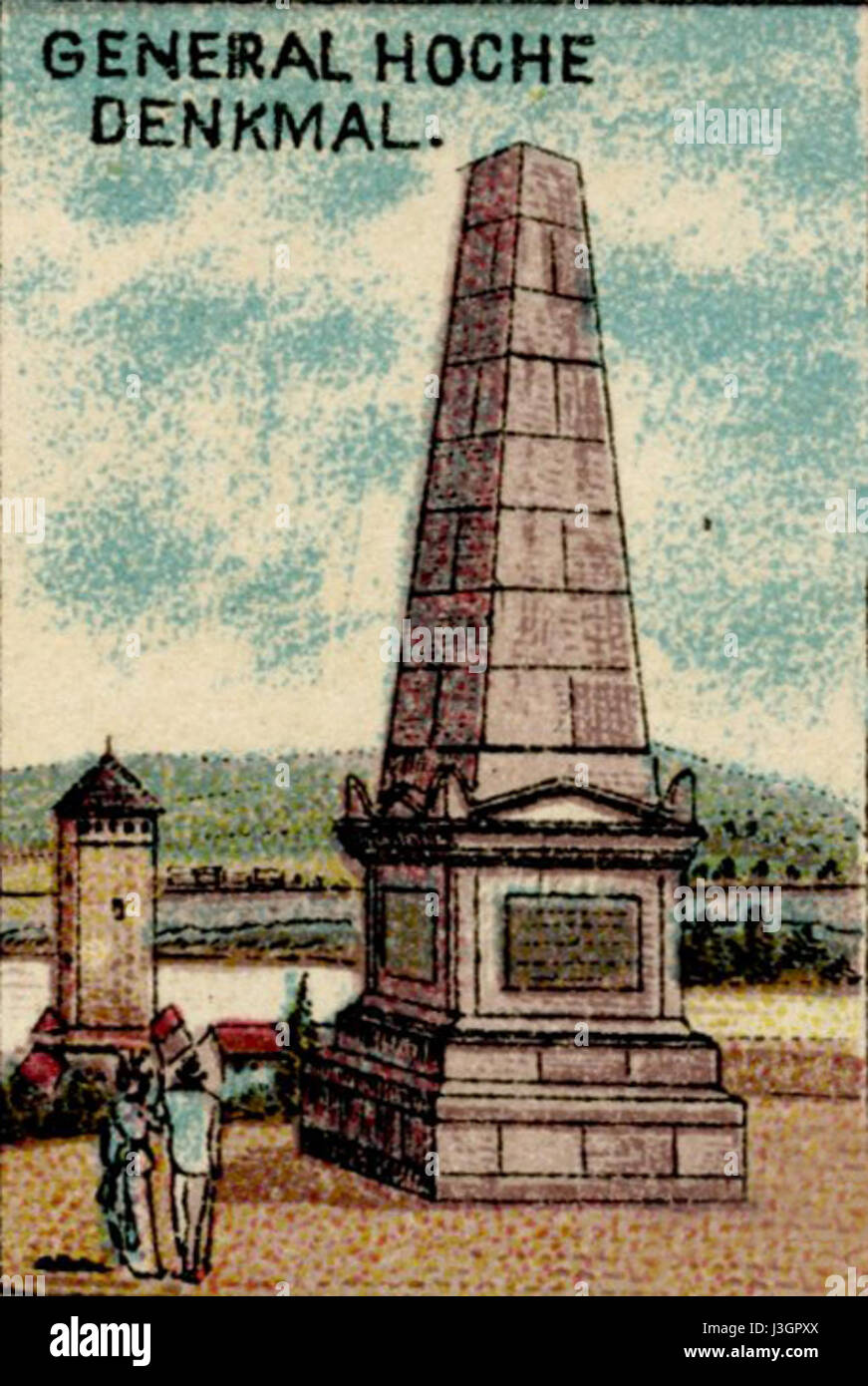 General Hoche-Denkmal Stockfoto