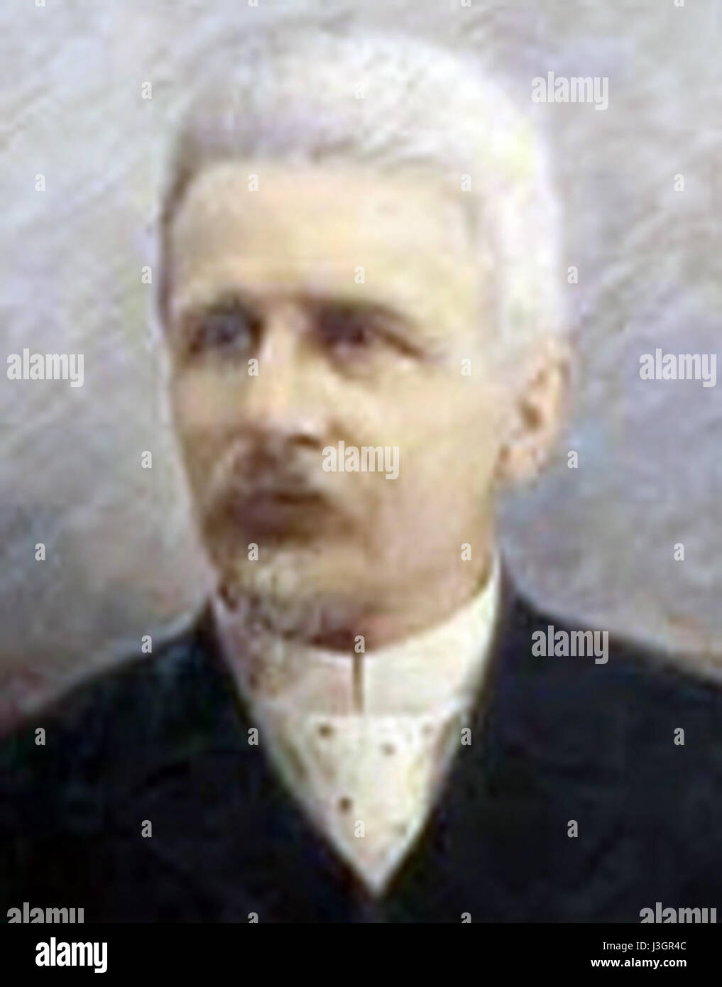 Dies bezieht sich auf ein Bild oder Bildmaterial mit dem Titel „Gajo Bulat“, das ein Motiv mit einem zugeschnittenen Porträt nach links zeigt. Der spezifische Kontext oder künstlerische Stil bleibt unbestimmt. Stockfoto