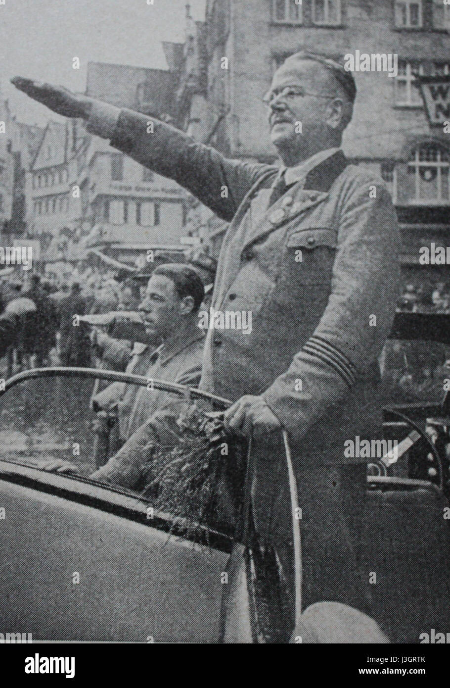 Ferdinand Werner war ein deutscher Vertreter der NSDAP in den 1930er Jahren Er hatte Positionen inne, die zum Wachstum und Einfluss der Partei während ihres Machtübergangs in Deutschland beitrugen. Stockfoto