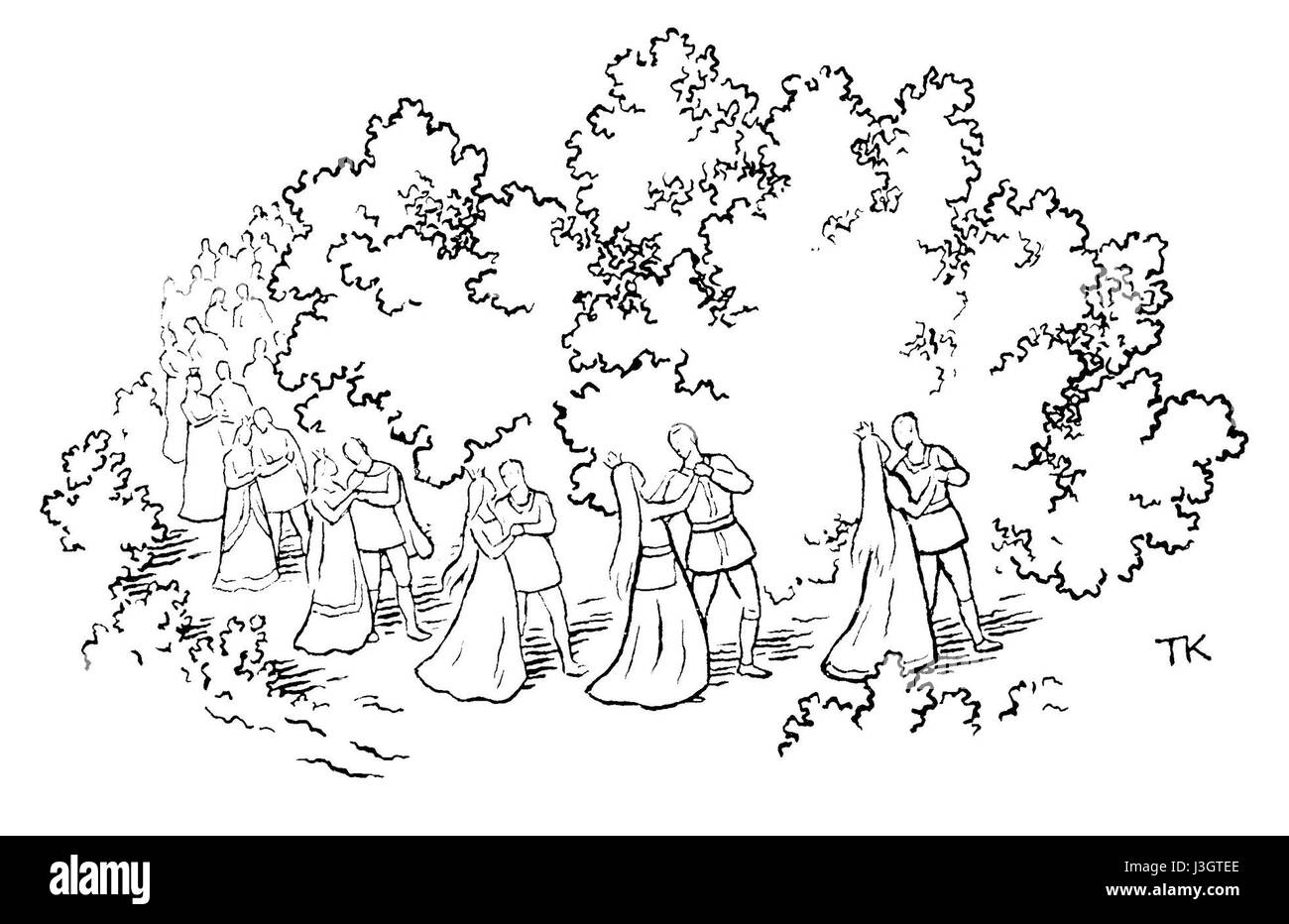 Fugl Damm 4 Stockfoto