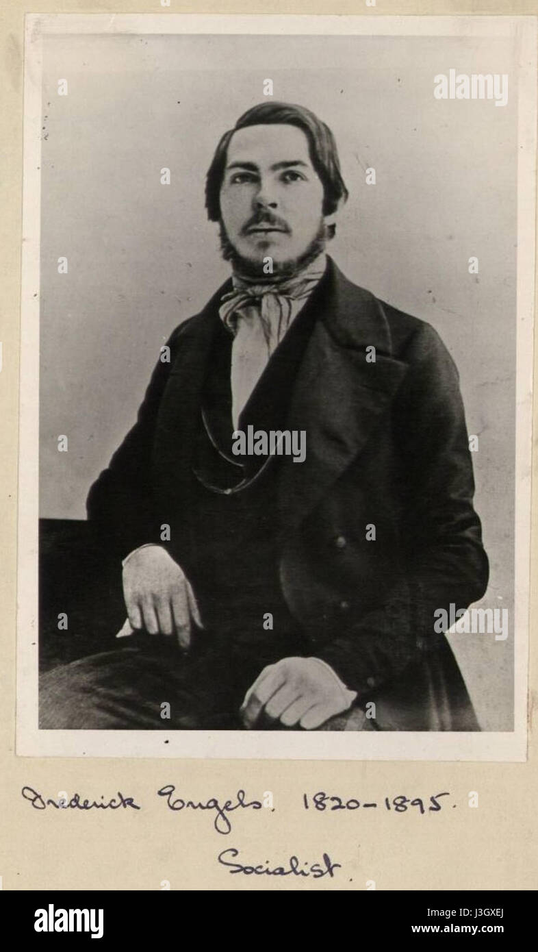 Friedrich Engels 1840 Stockfoto