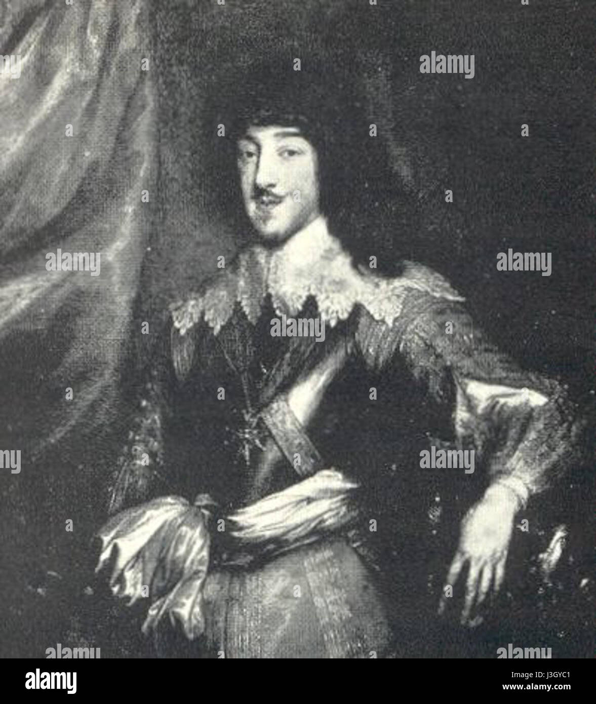 Gaston de France, eine historische Persönlichkeit, bekannt für seine Rolle als [Beziehung] zu König Heinrich IV. Von Frankreich und seine Beteiligung an [spezifischen Ereignissen oder Beiträgen]. Stockfoto