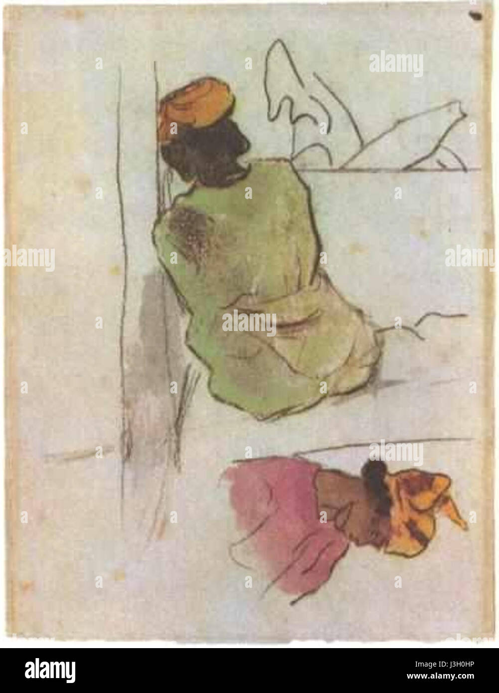 Gauguin Eingeborene aus Martinique Stockfoto