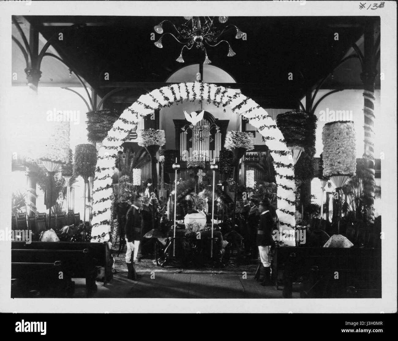 Beerdigung von Kaiulani (PP 25 4 006) Stockfoto