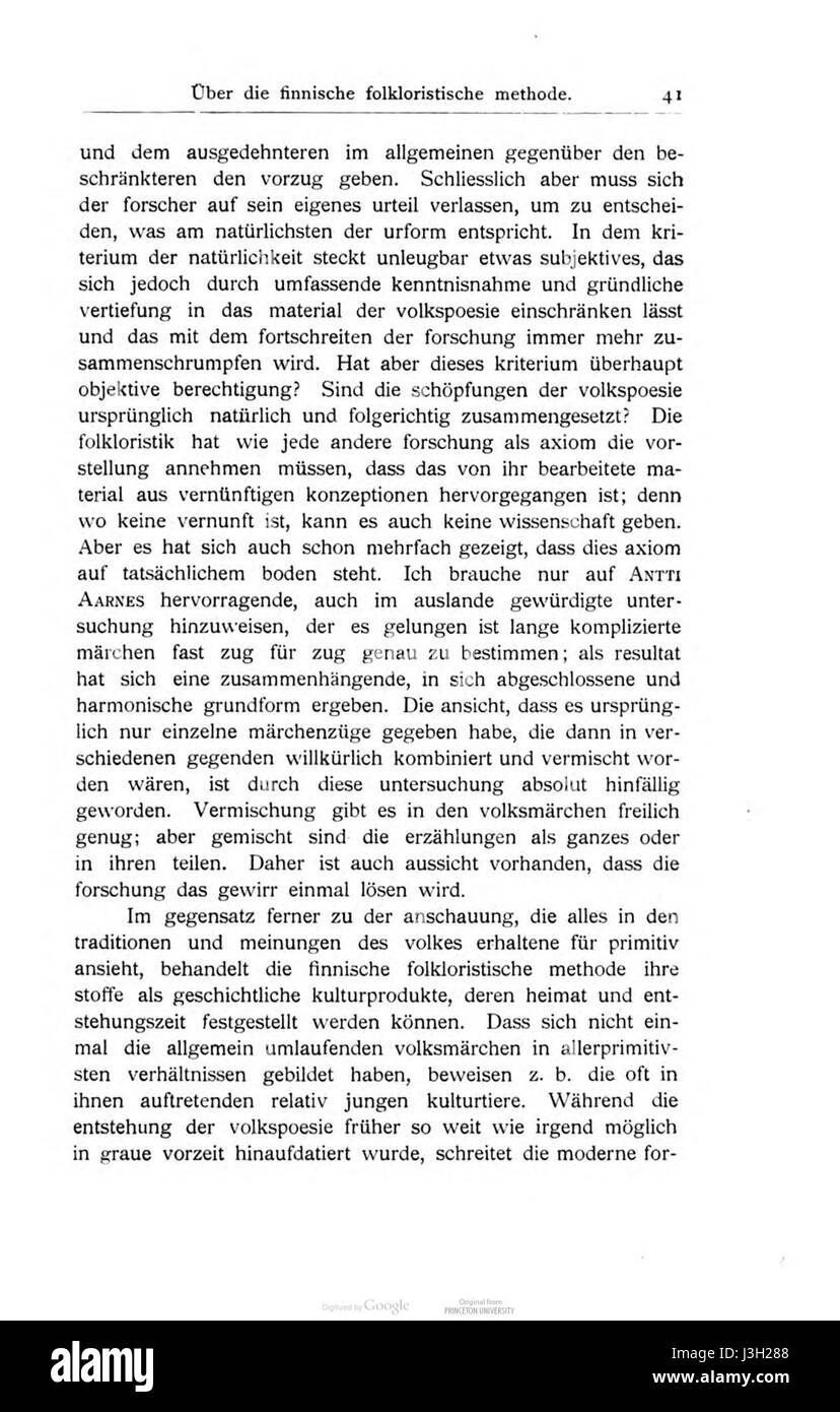 Noch Ugrische Forschungen 10 041 Stockfoto