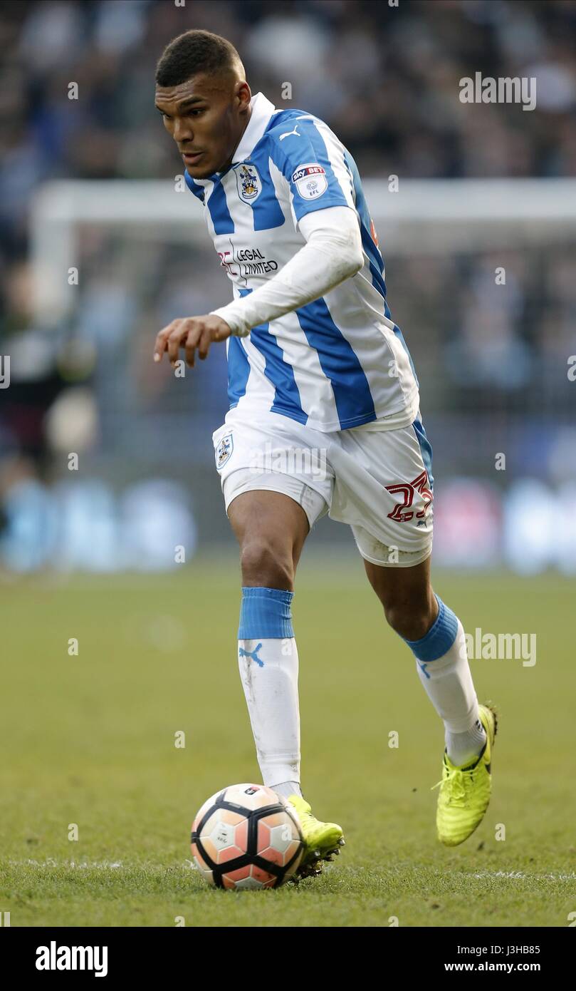 COLLIN QUANER HUDDERSFIELD TOWN FC JOHN SMITH Stadion HUDDERSFIELD ENGLAND 18. Februar 2017 Stockfoto