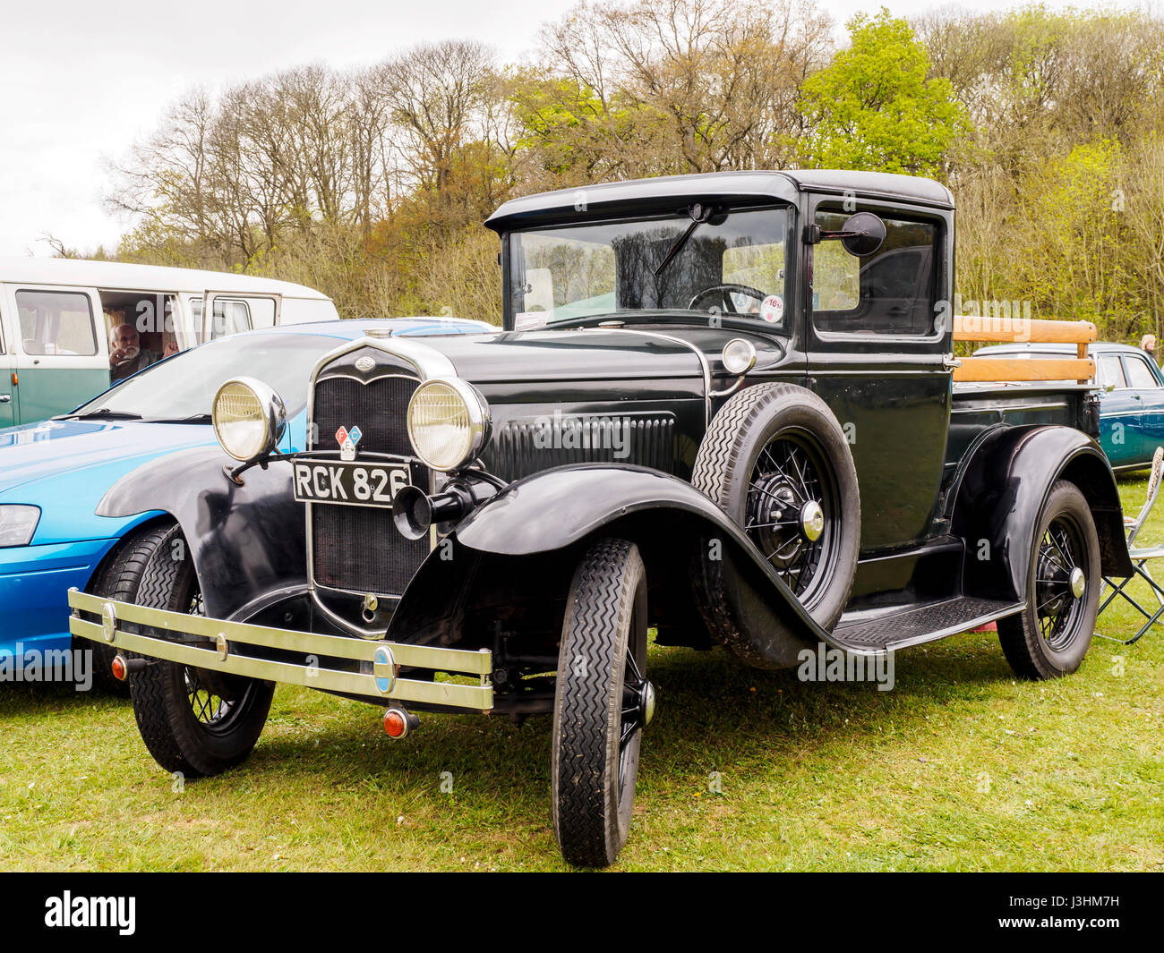 Ein Ford Model A Pick-up-Truck, ein klassisches amerikanisches Fahrzeug aus der Zeit 1928-1932. Stockfoto