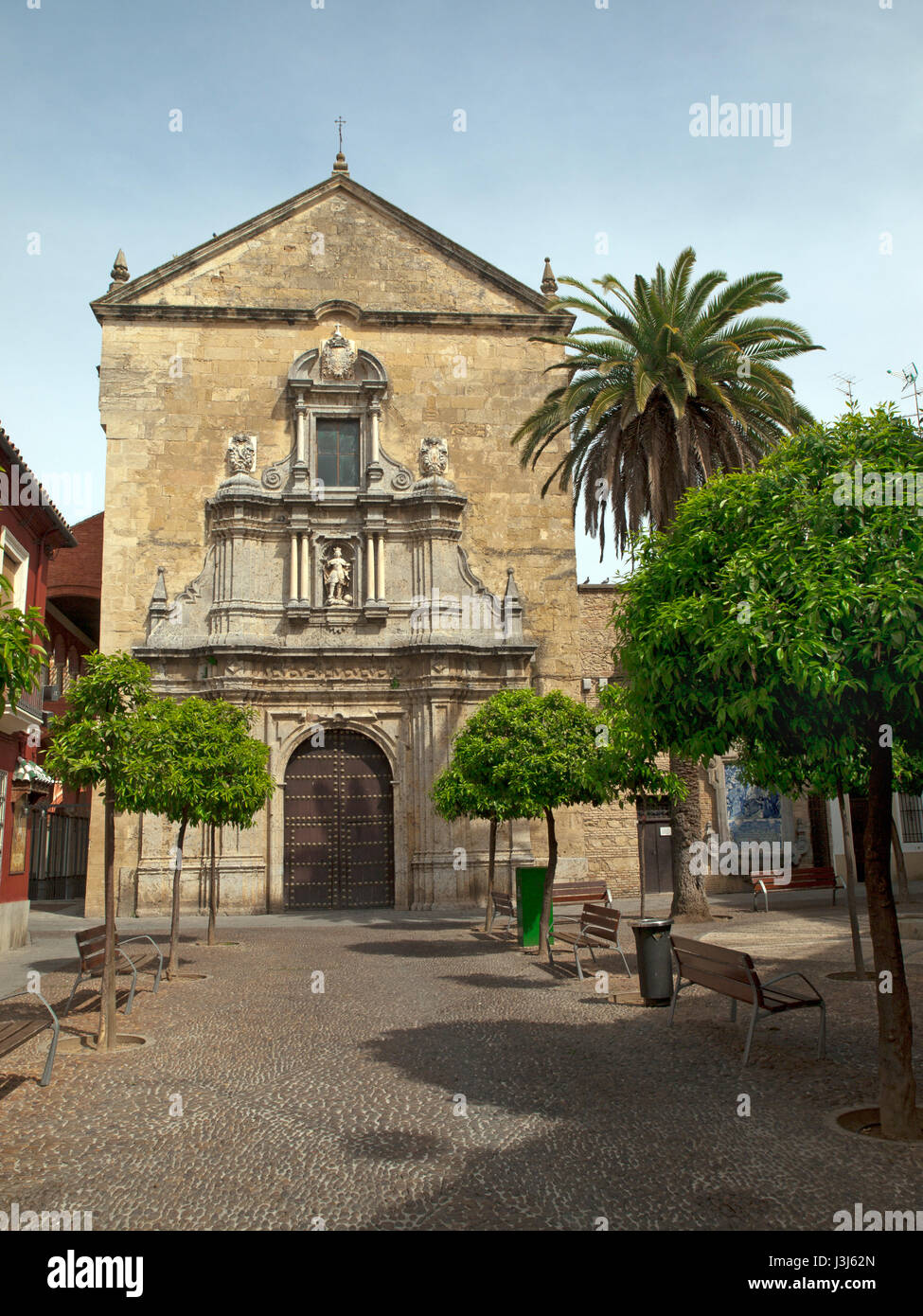 Compas de San Francisco, einem kleinen Platz und Kirche in Cordoba, Spanien Stockfoto