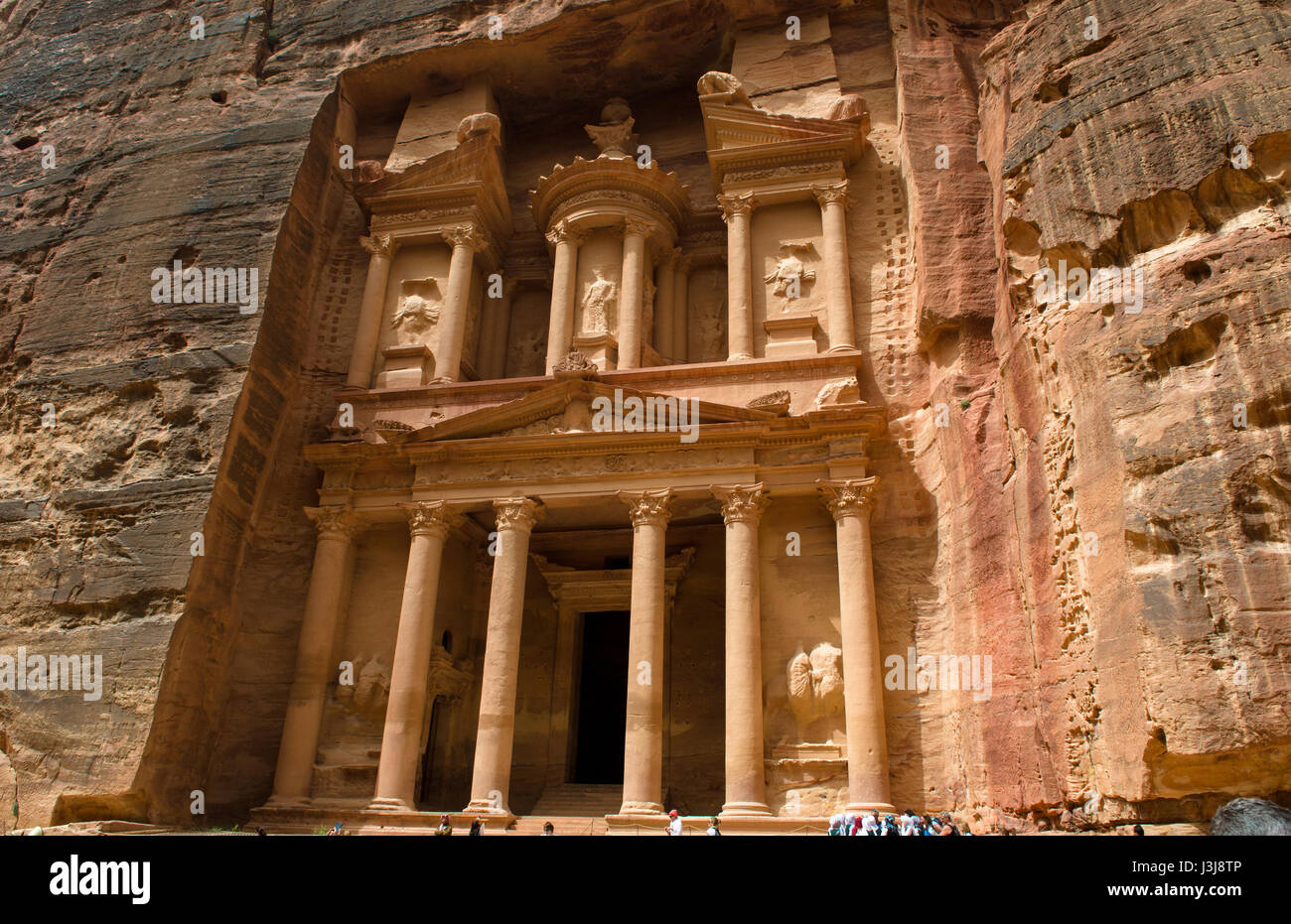 Verlorene Stadt Petra Jordanien Naher Osten Stockfoto