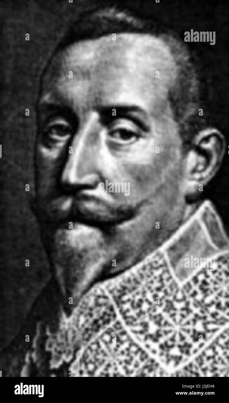 Gustav II. Adolf, auch bekannt als Gustav Adolf, war von 1611 bis 1632 König von Schweden. Ihm wird zugeschrieben, dass er die schwedische Militärtaktik revolutioniert und Schweden im Dreißigjährigen Krieg zu Prominenz geführt hat. Stockfoto