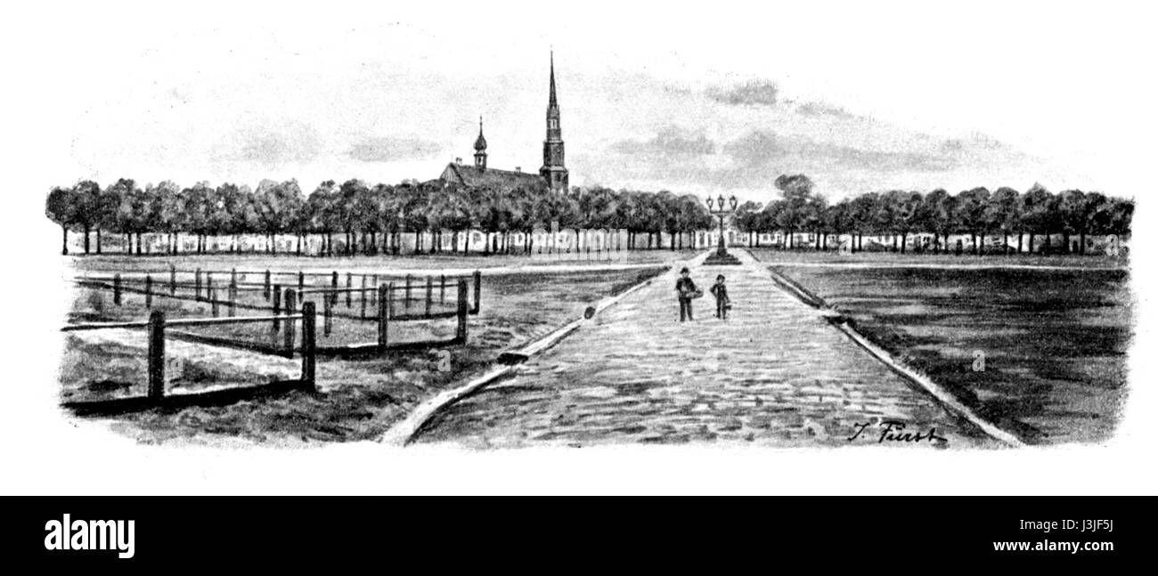 Der Heide Marktplatz ist ein zentraler Platz in Heide, der für seine historische und kulturelle Bedeutung als öffentlicher Treffpunkt bekannt ist und häufig Veranstaltungen und lokale Aktivitäten bietet. Stockfoto