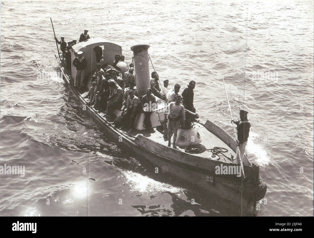 HMS Triumph Streikposten Boot Stockfoto