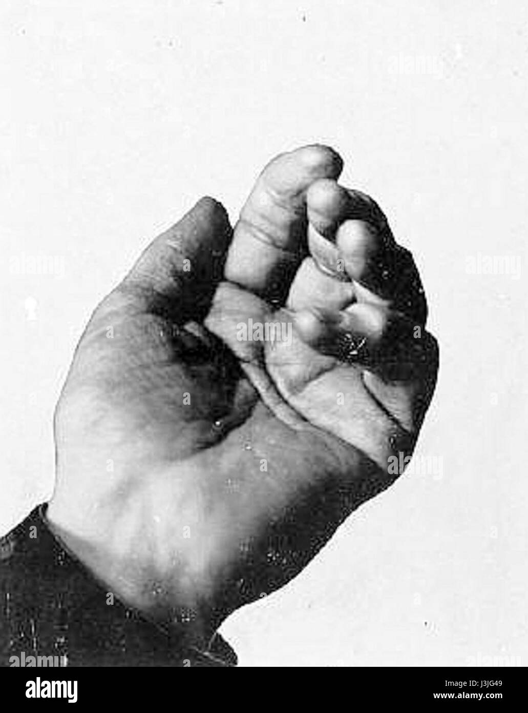 Joseph Joachim war ein berühmter Geiger und Komponist. Der Titel bezieht sich wahrscheinlich auf ein Porträt oder eine Studie seiner Hand, die das Können des renommierten Musikers und seinen Einfluss auf die klassische Musik zeigt. Stockfoto