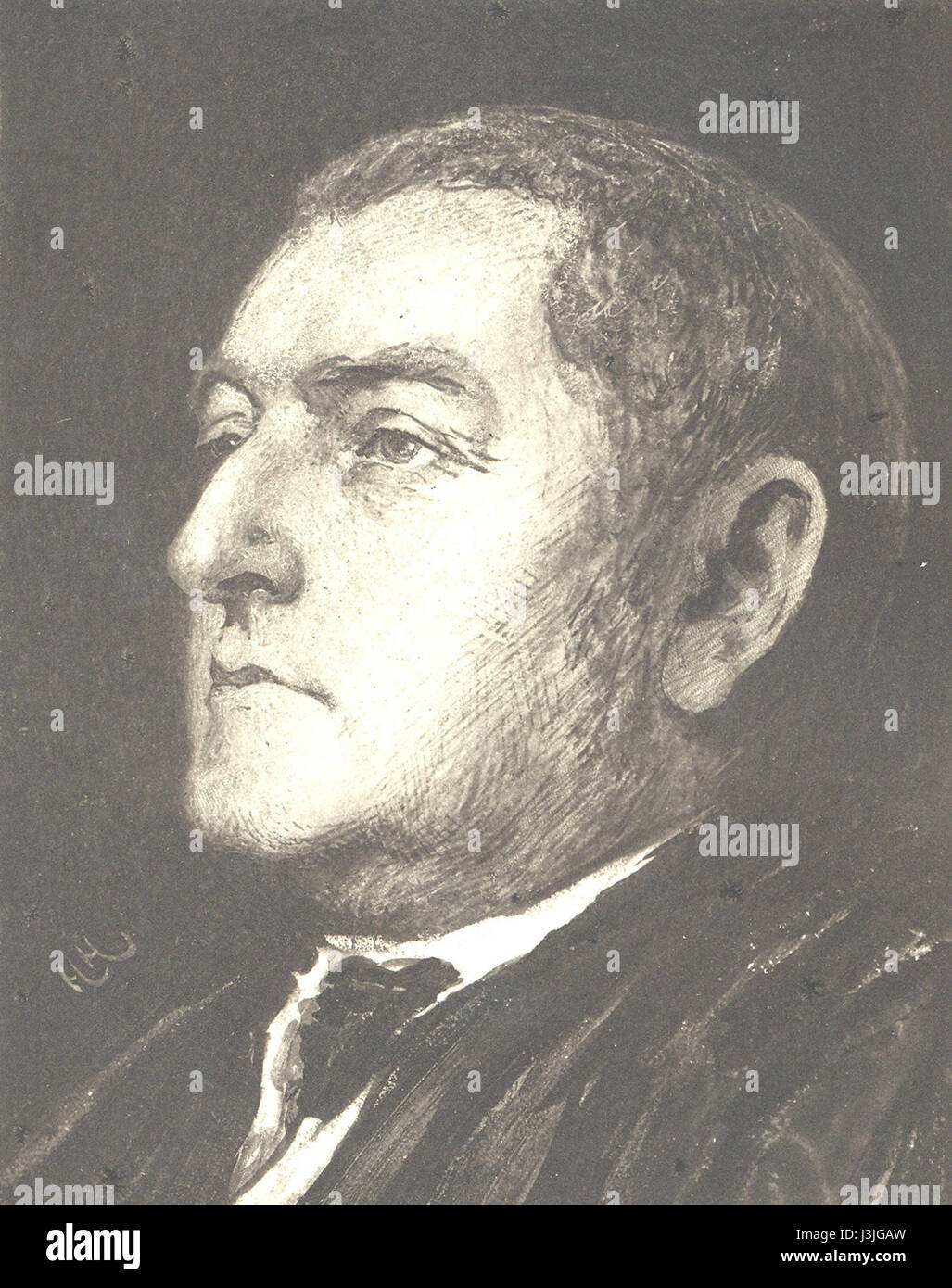 Henry Bradshaw von Herkomer 1888 Stockfoto