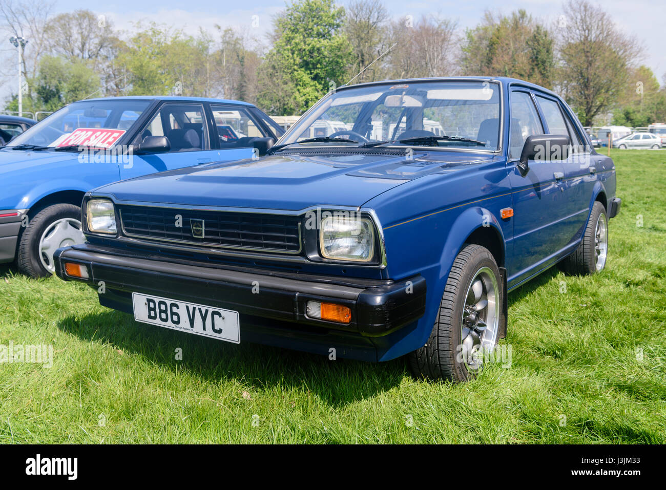 Blaue Triumph Acclaim aus den frühen 1980er Jahren. Stockfoto