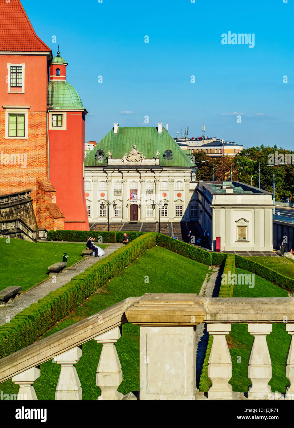 Polen, Woiwodschaft Masowien, Warschau, Altstadt, Kupfer-Dach-Palast Stockfoto