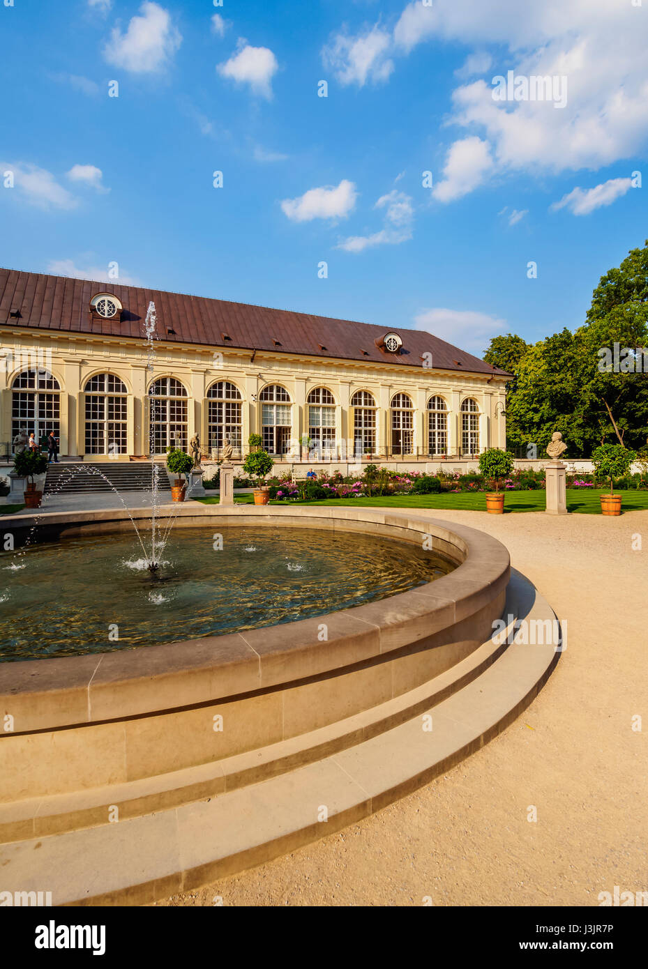 Polen, Woiwodschaft Masowien, Warschau, Königlichen Bäder Park, alte Orangerie Stockfoto