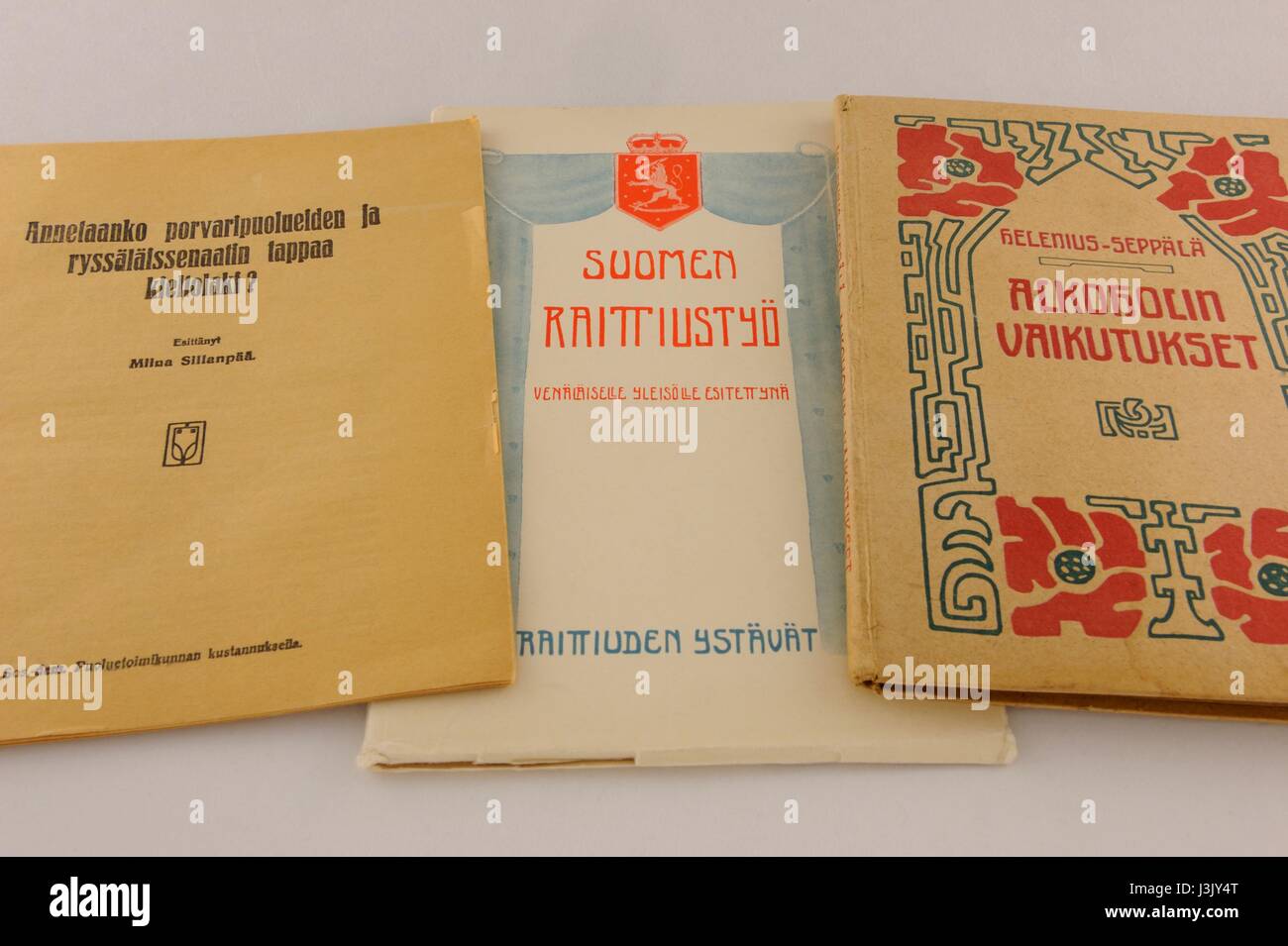 In Finnland war es schwierig, Verbot Gesetzesvorschlag in Kraft treten. Am 31. Oktober 1907 finnische Parlament das Gesetz einstimmig angenommen Stockfoto