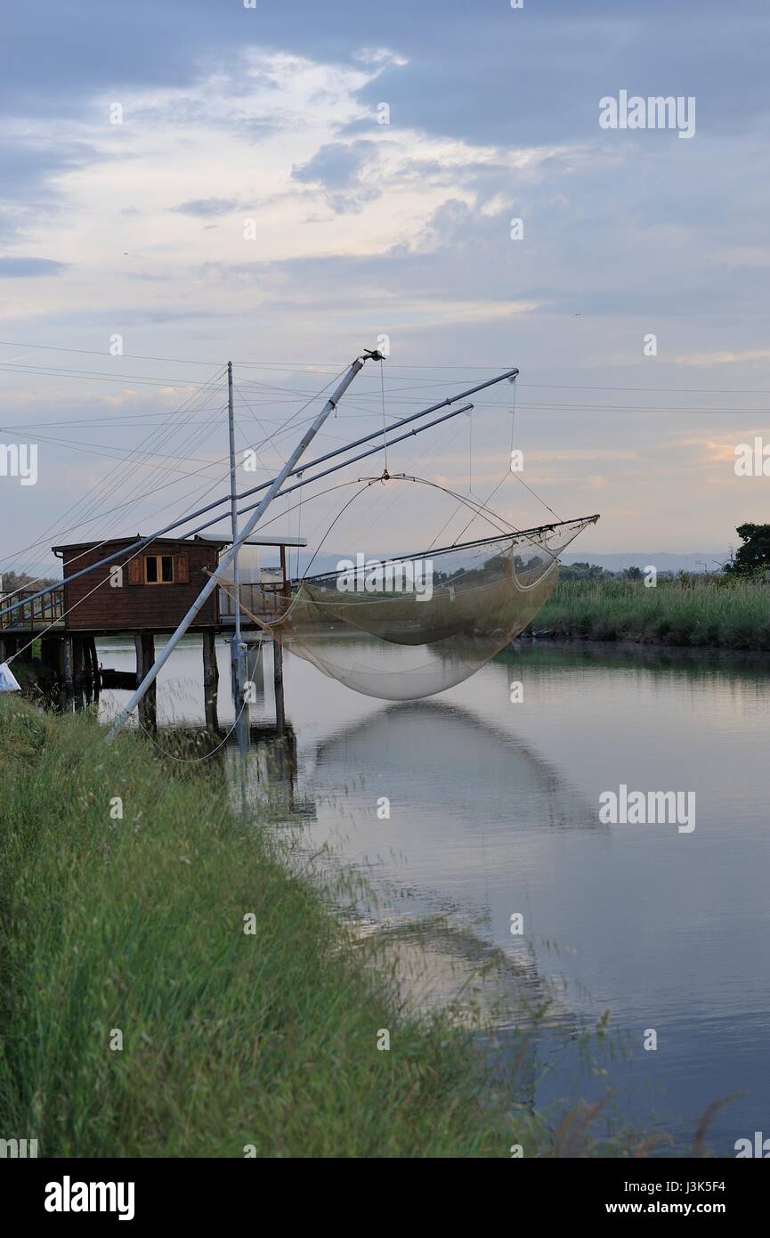 Italien-Emilia-Romagna-Cervia Salinen - saline Cervia Stockfoto