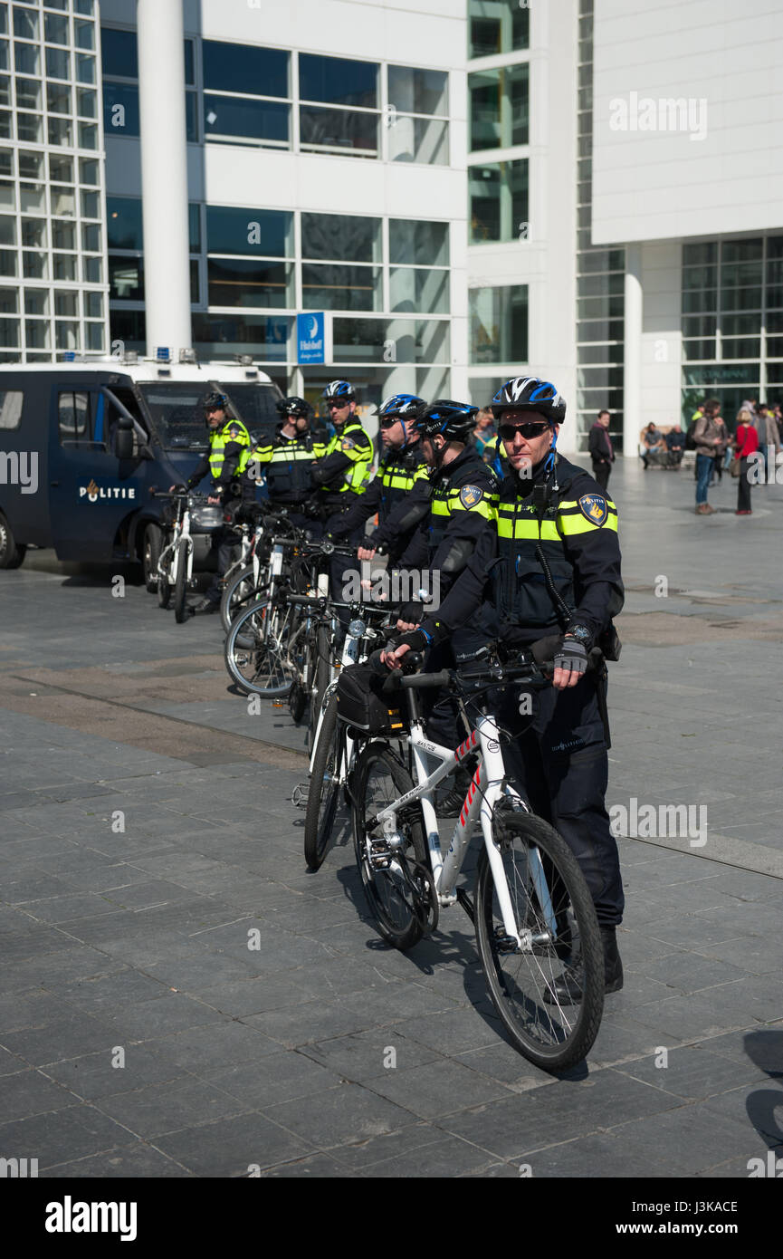 Pegida-Demonstration in den Haag, Niederlande Stockfoto