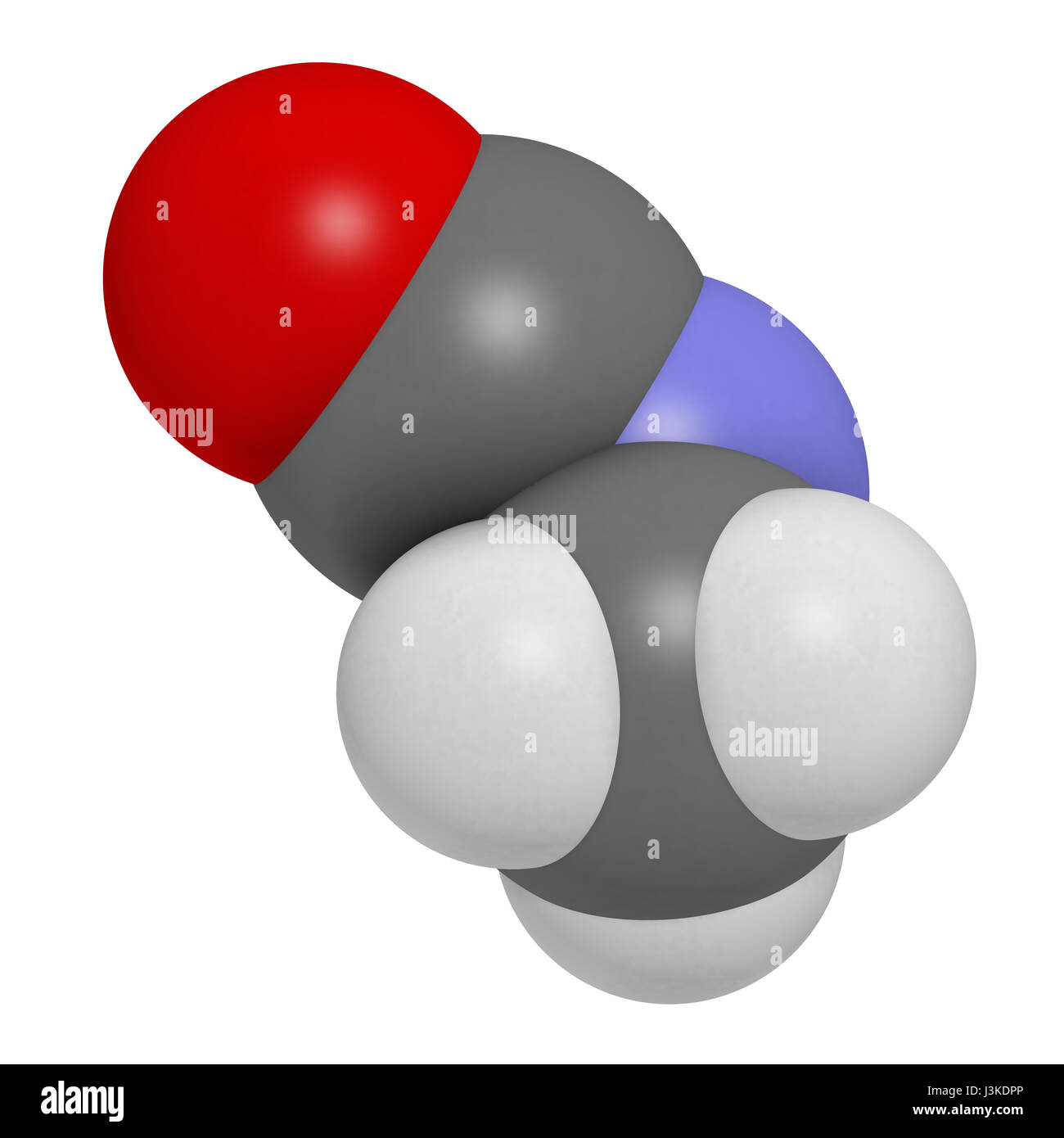 MethylIsocyanat (MIC) toxische Molekül. Wichtige Chemikalie, die für