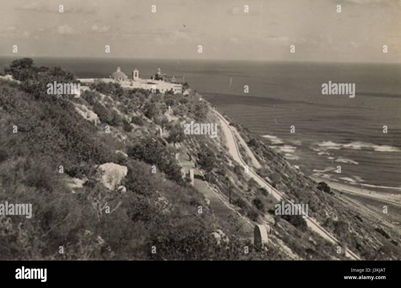 Haifa Kloster 1890 Stockfoto