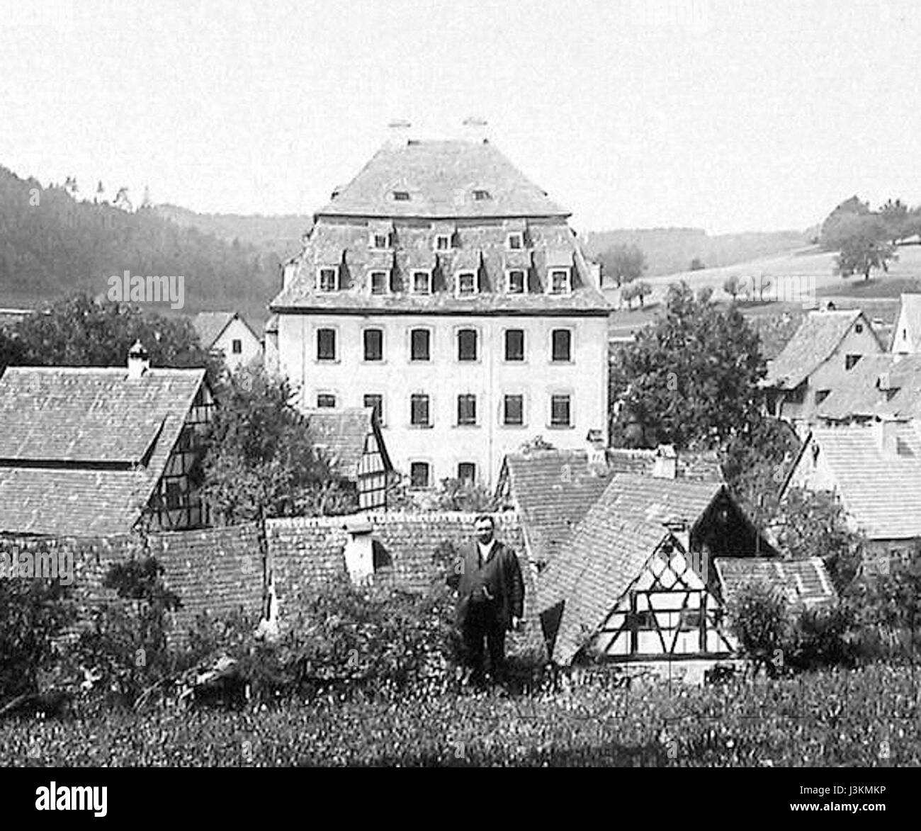 Huettenbach Schloss Stockfoto