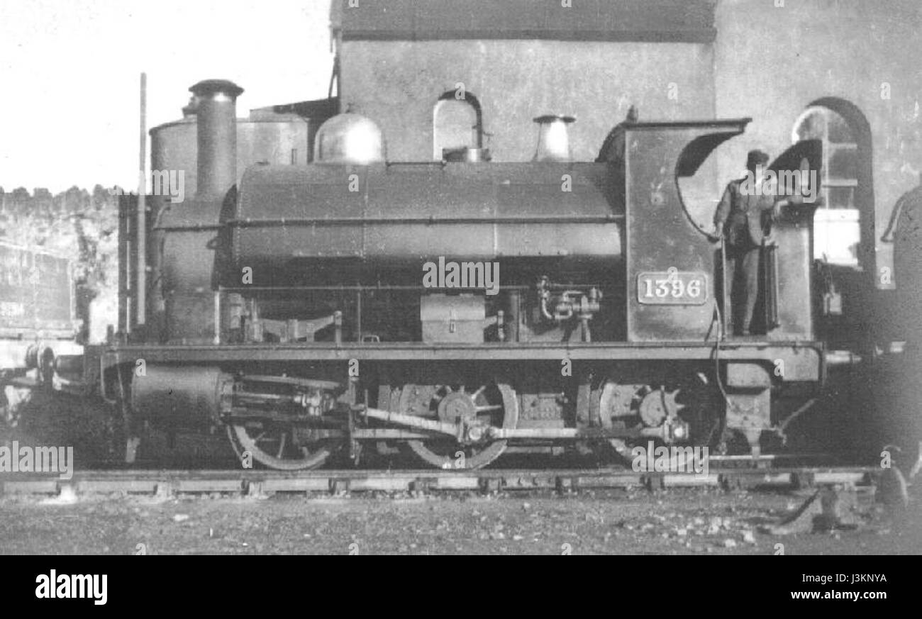GWR Cornwall Mineralien Eisenbahn 1396 Stockfoto