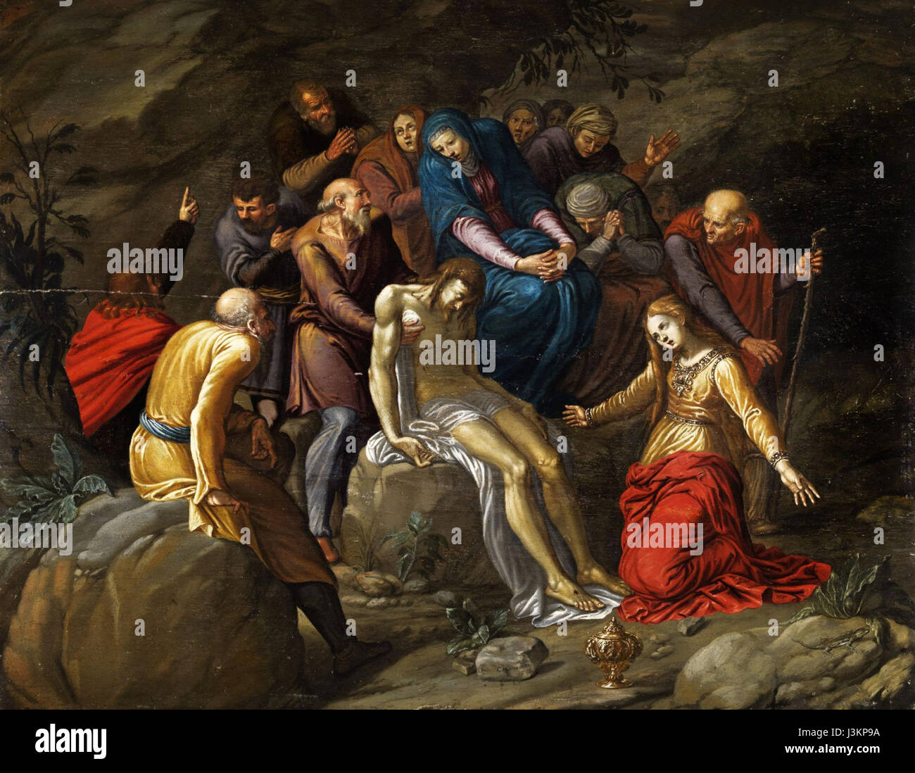 Giovanni Moneri ist ein Künstler, der für seinen unverwechselbaren Malstil bekannt ist und mit seinem einzigartigen visuellen Ansatz und seinem thematischen Fokus zur künstlerischen Tradition beiträgt. Stockfoto