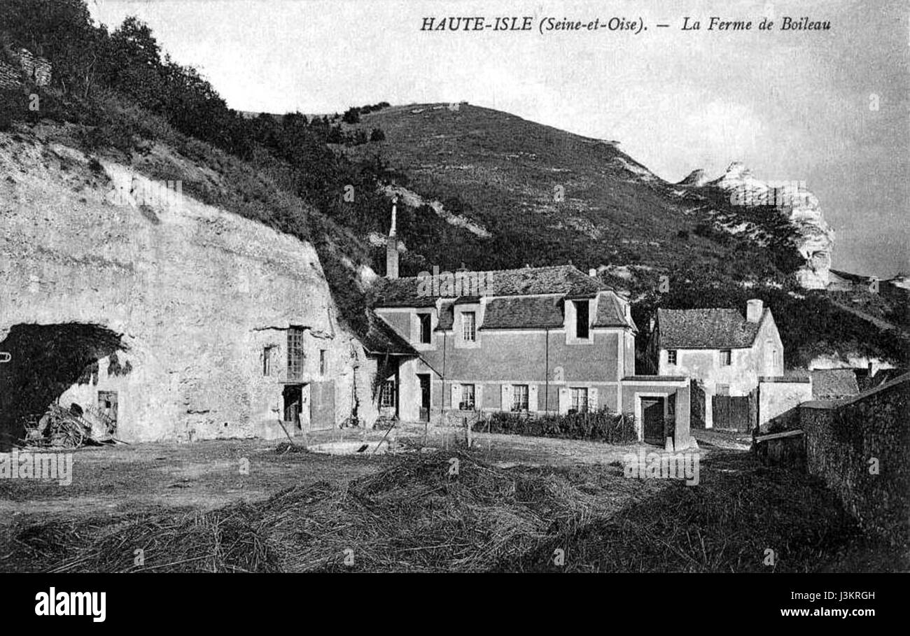 Haute Isle La Ferme de Boileau Stockfoto