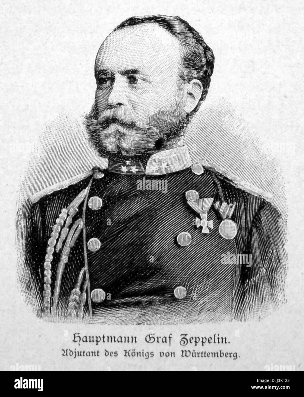 Hauptmann Graf Zeppelin Stockfoto