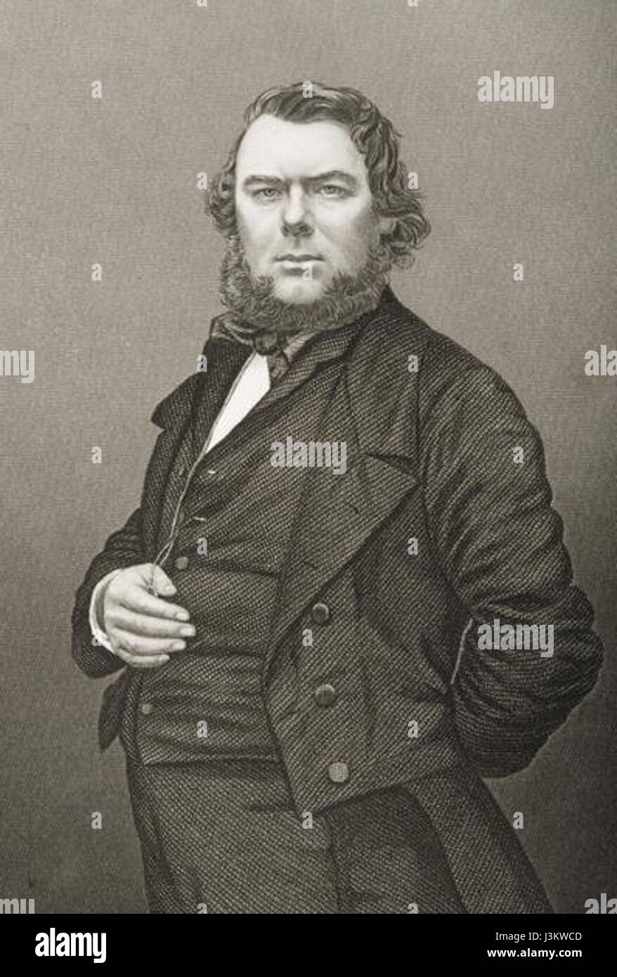 Hugh Stowell Brown war ein englischer Prediger und Schriftsteller, bekannt für seine religiösen Werke und seine soziale Fürsprache. Seine Beiträge zum religiösen Denken und zum öffentlichen Diskurs im 19. Jahrhundert waren bedeutend. Stockfoto