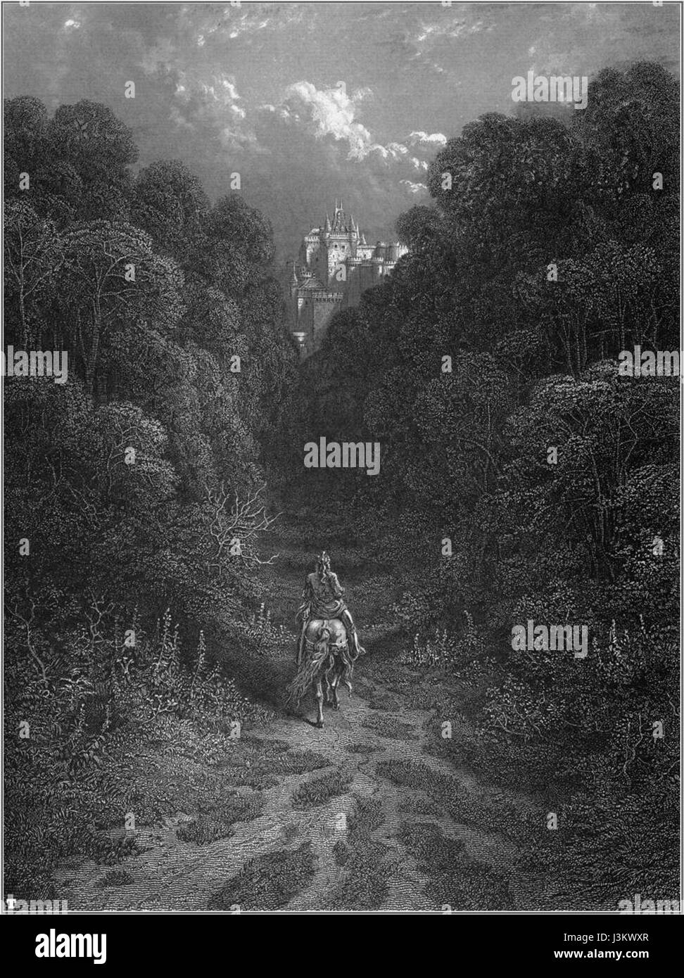 Idylls of the King ist eine Sammlung erzählerischer Gedichte von Alfred, Lord Tennyson, die sich auf den legendären König Arthur und seine Ritter konzentriert. Die Ausgabe 2017 feiert Tennysons poetisches Erbe. Stockfoto