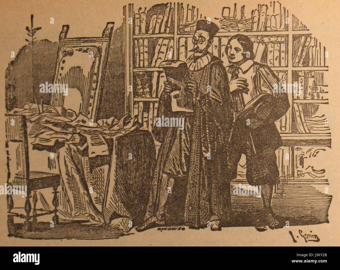 Ich Promessi Sposi ch3 Stockfoto