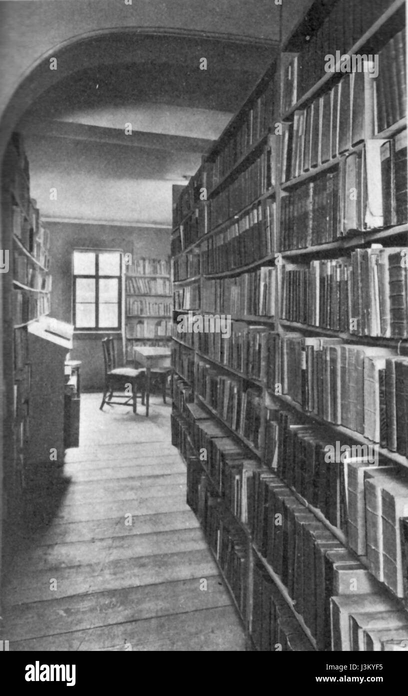 Goethe J W V Goethes Bibliothek Stockfoto