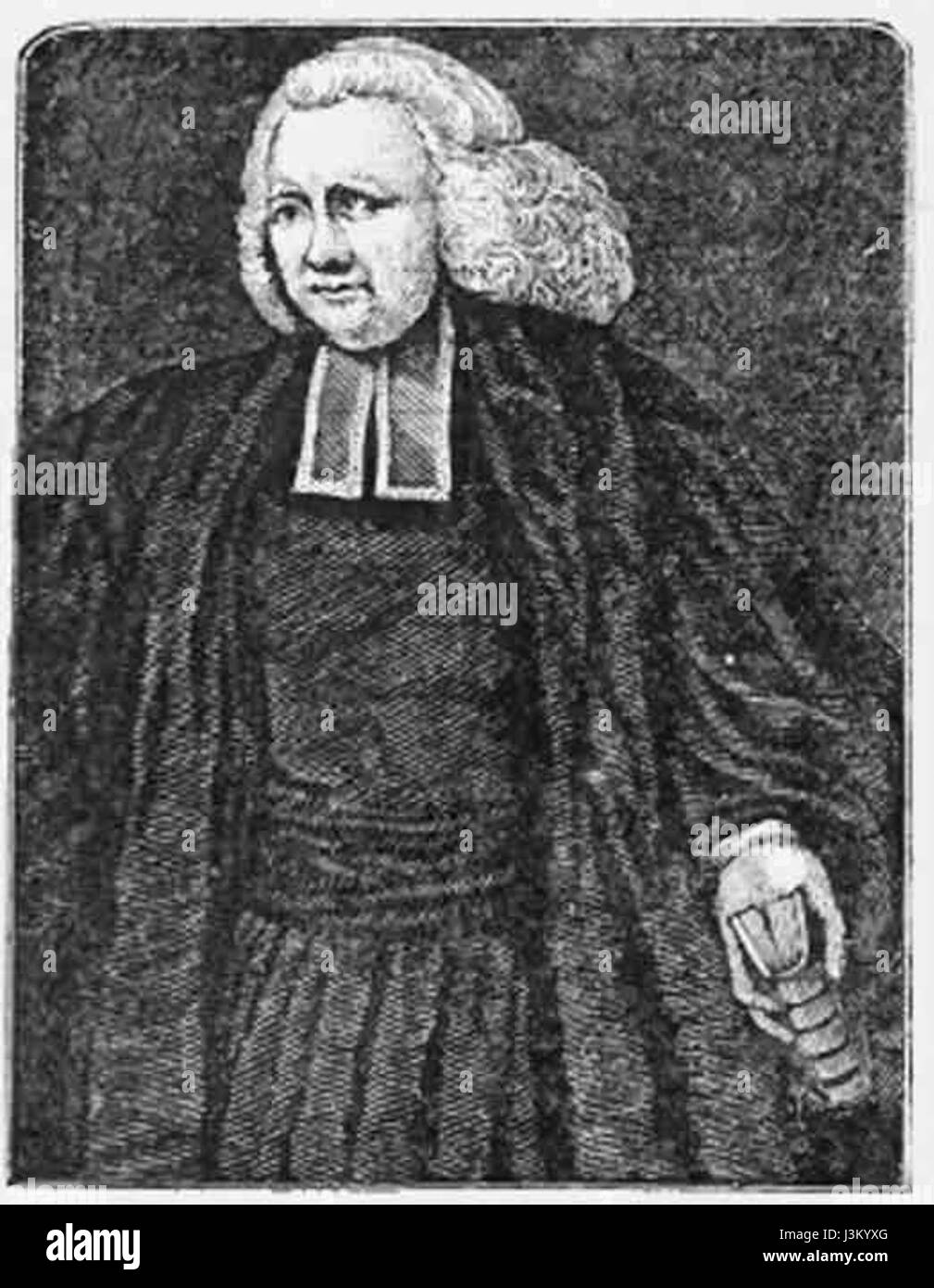 George Whitefield predigen Stockfoto
