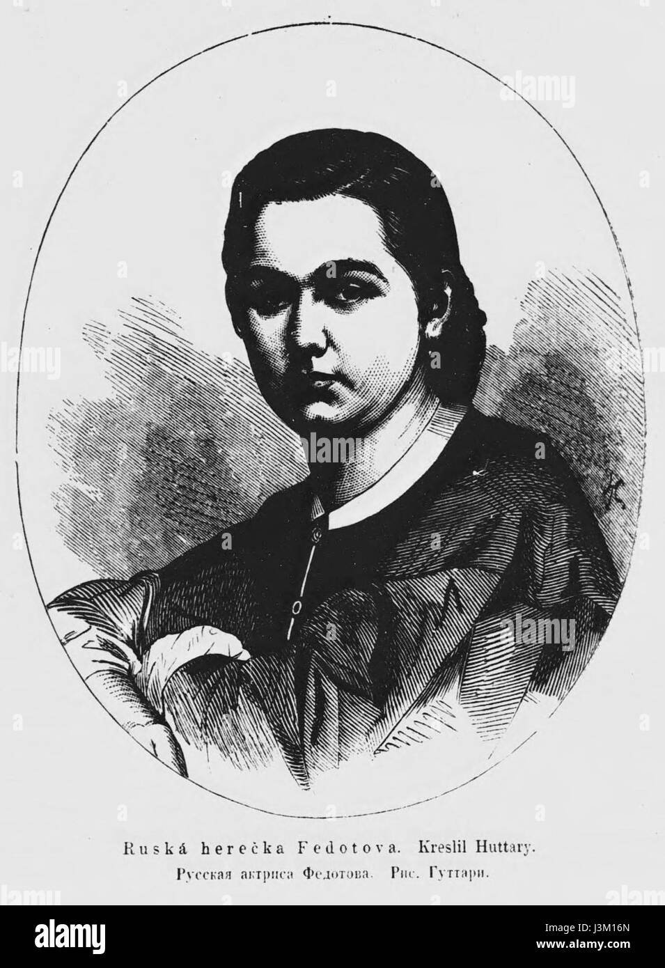 Glikeria Nikolajewna Fedotova 1868 Huttary Stockfotografie Alamy