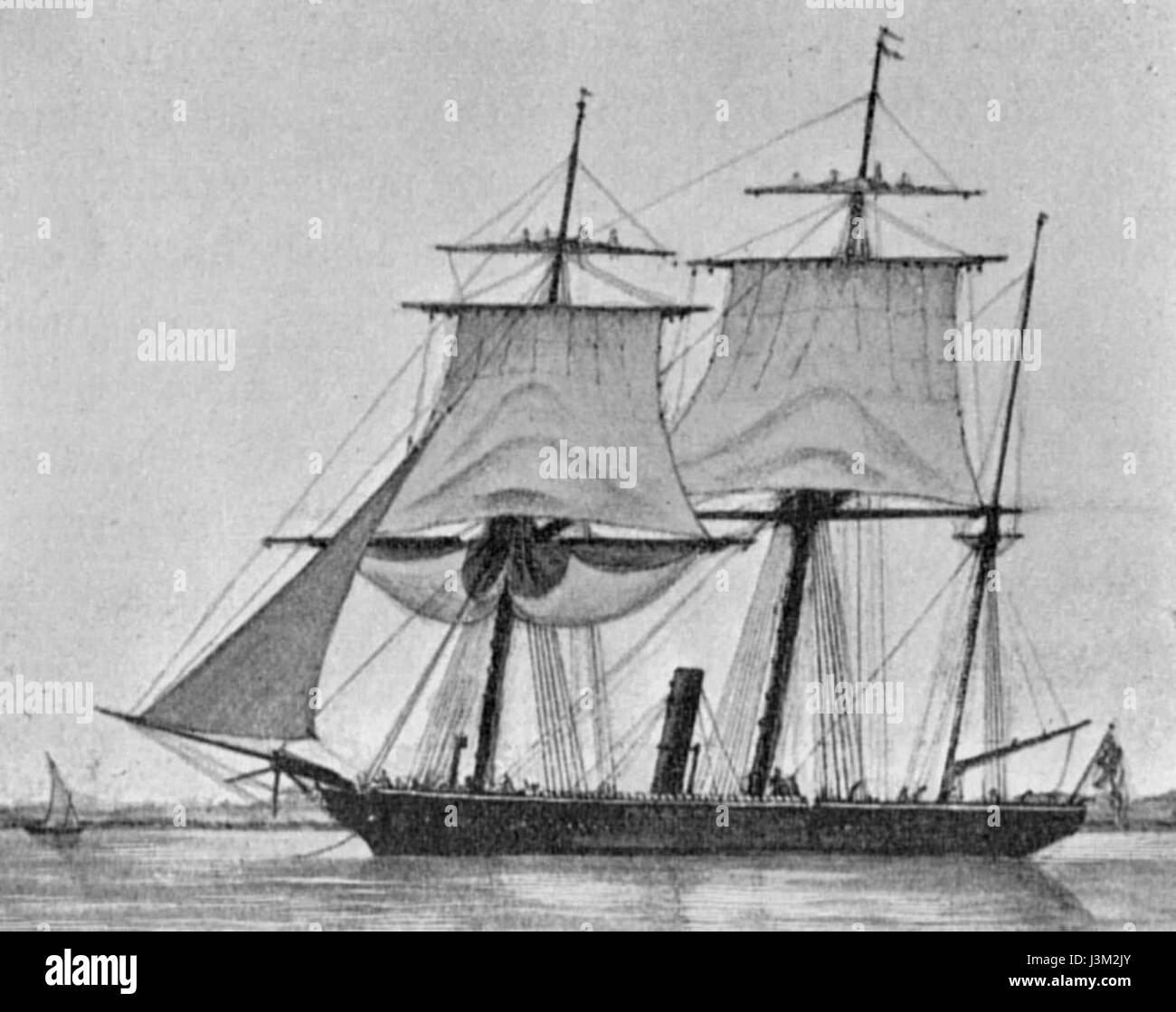 HMS Surprise (1856) Stockfoto