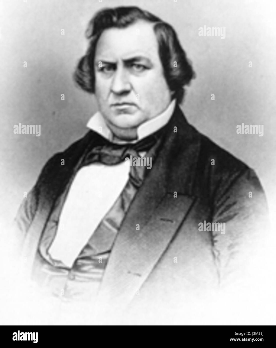 Herschel Vespasian Johnson war ein US-amerikanischer Politiker und Anwalt und diente während des Bürgerkriegs als Gouverneur von Georgia. Er engagierte sich auch in den Konföderierten Staaten von Amerika und spielte eine Rolle in der politischen und rechtlichen Geschichte des Südens. Stockfoto